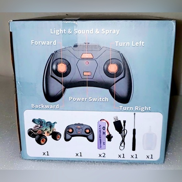 Bennol Remote Control Dinosaur Car, 2.4Ghz RC Truck for Kids NIP - Picture 9 of 11